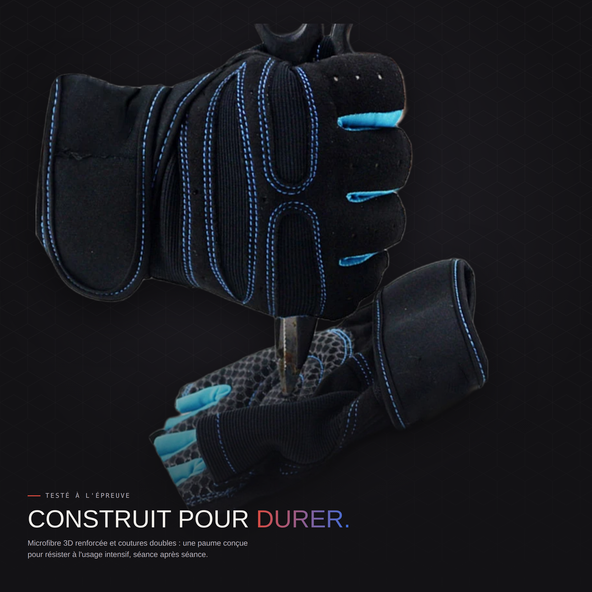 Gants de Musculation & Cyclisme – Amorti, Anti-Transpirant