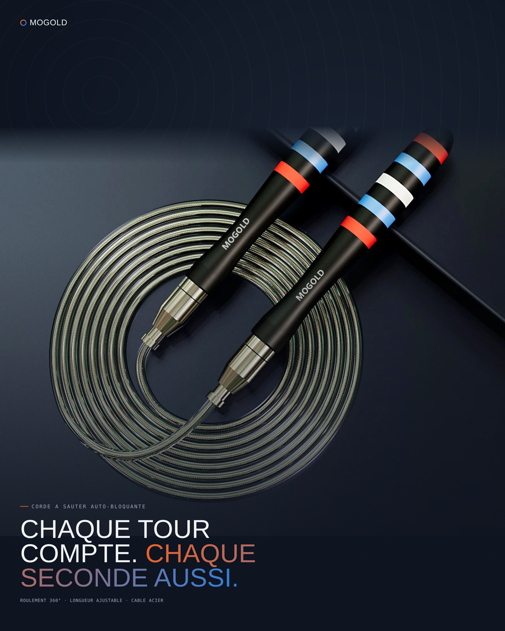 Corde à Sauter Speed Pro – Aluminium, CrossFit & Fitness