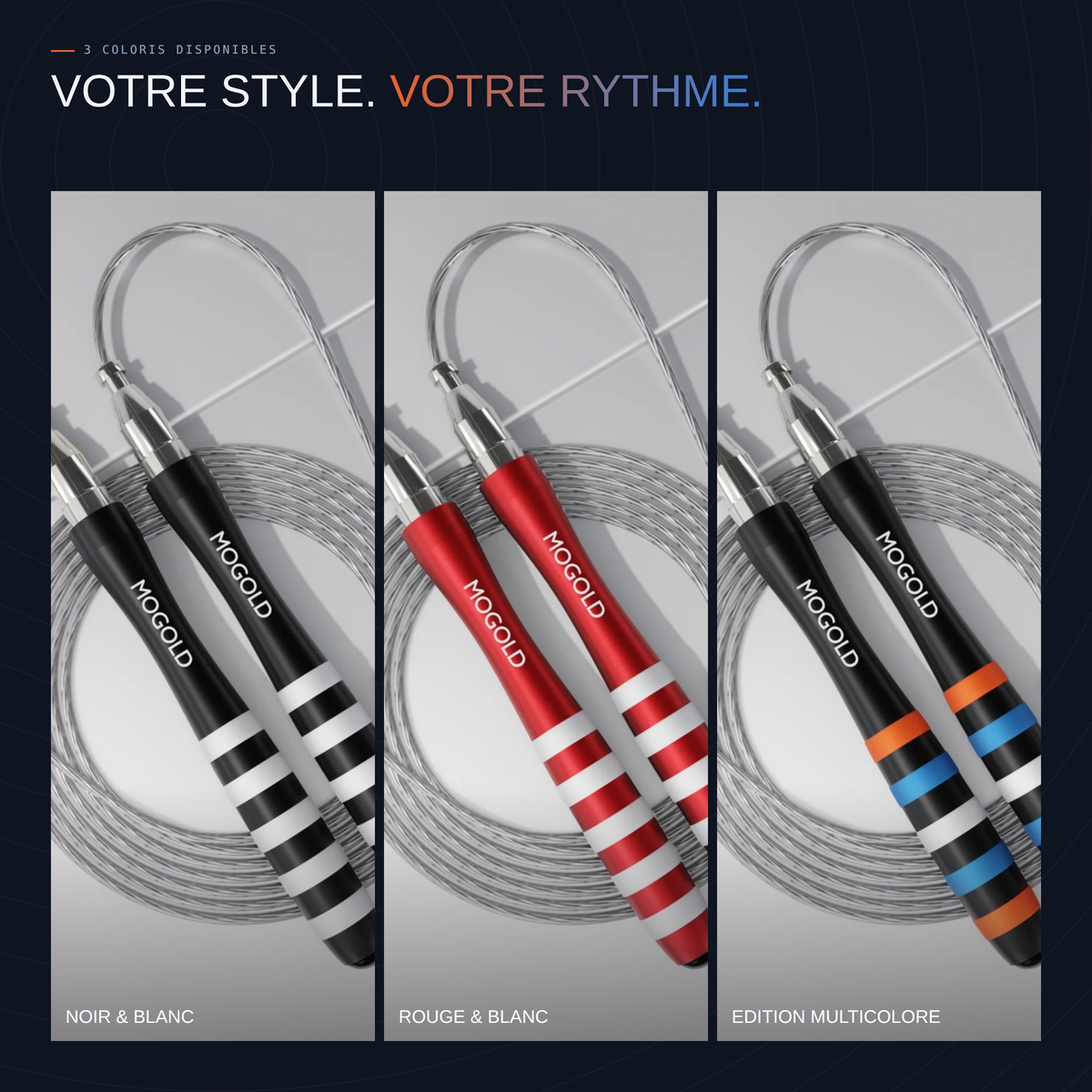 Corde à Sauter Speed Pro – Aluminium, CrossFit & Fitness