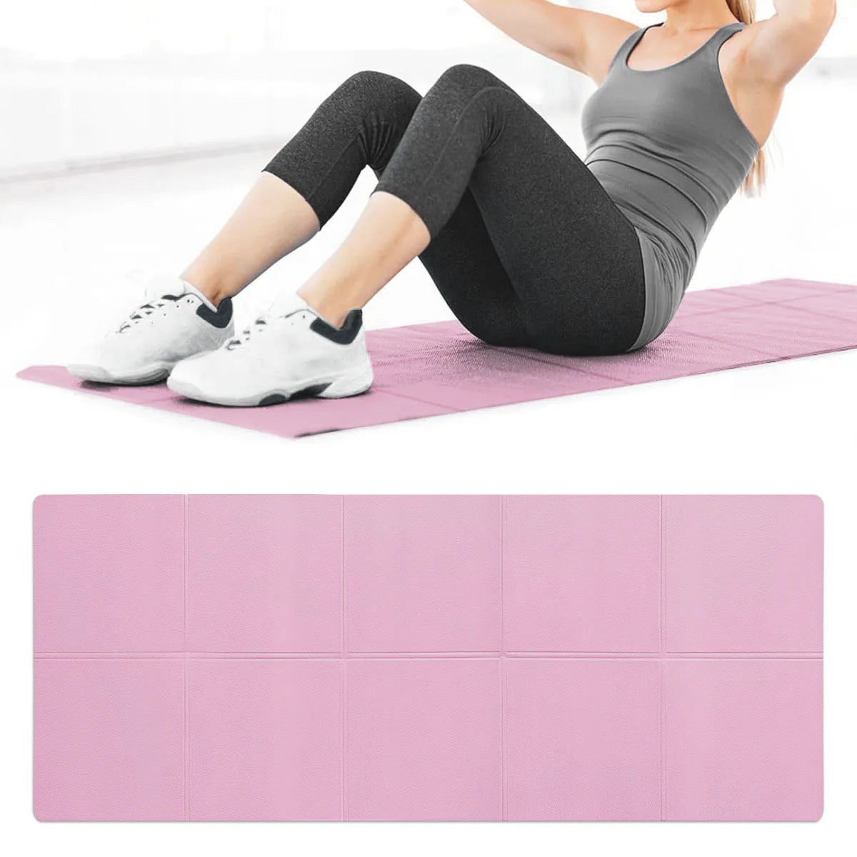 Tapis de Yoga EVA 4mm – Antidérapant, Léger & Imperméable | Yoga & Pilates