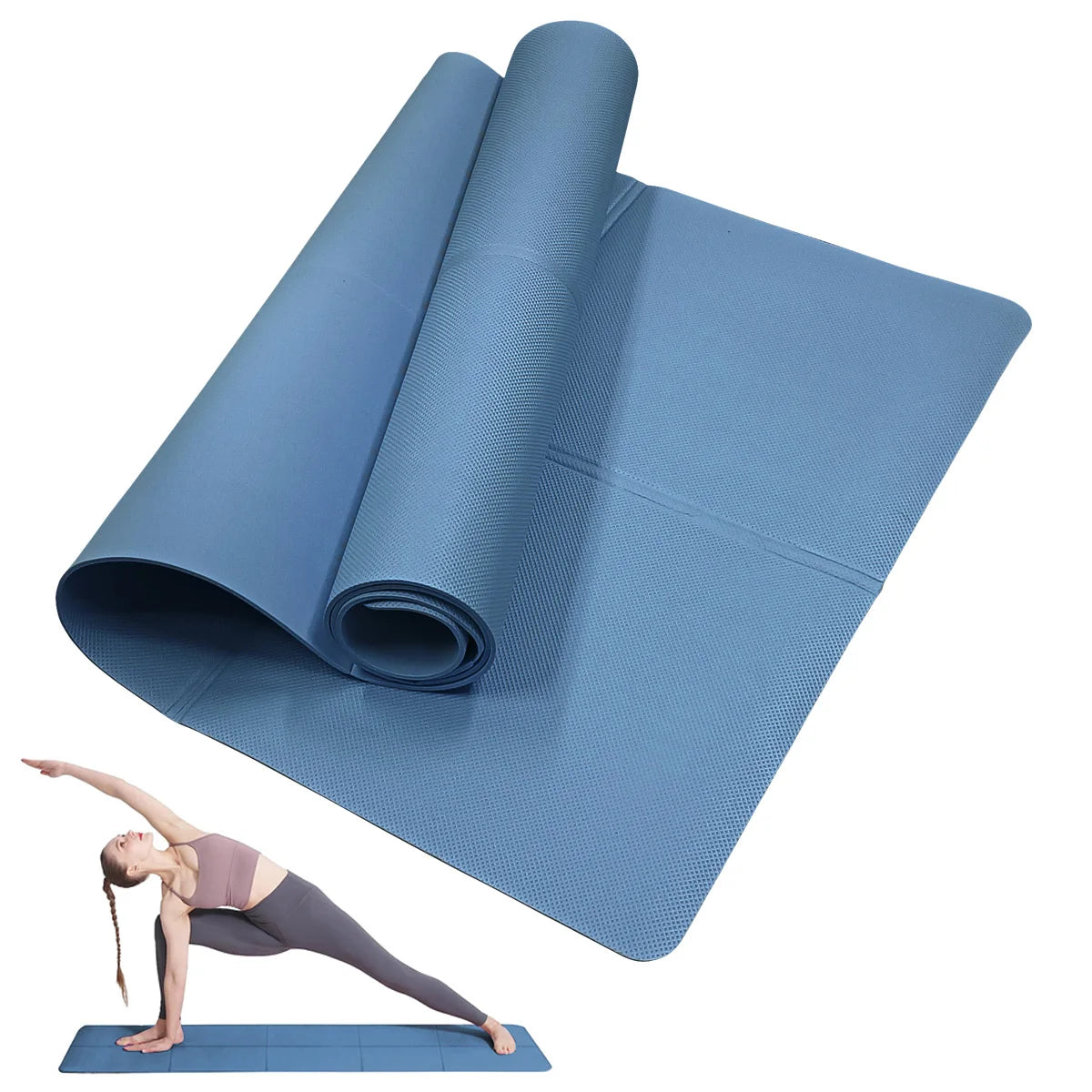 Tapis de Yoga EVA 4mm – Antidérapant, Léger & Imperméable | Yoga & Pilates