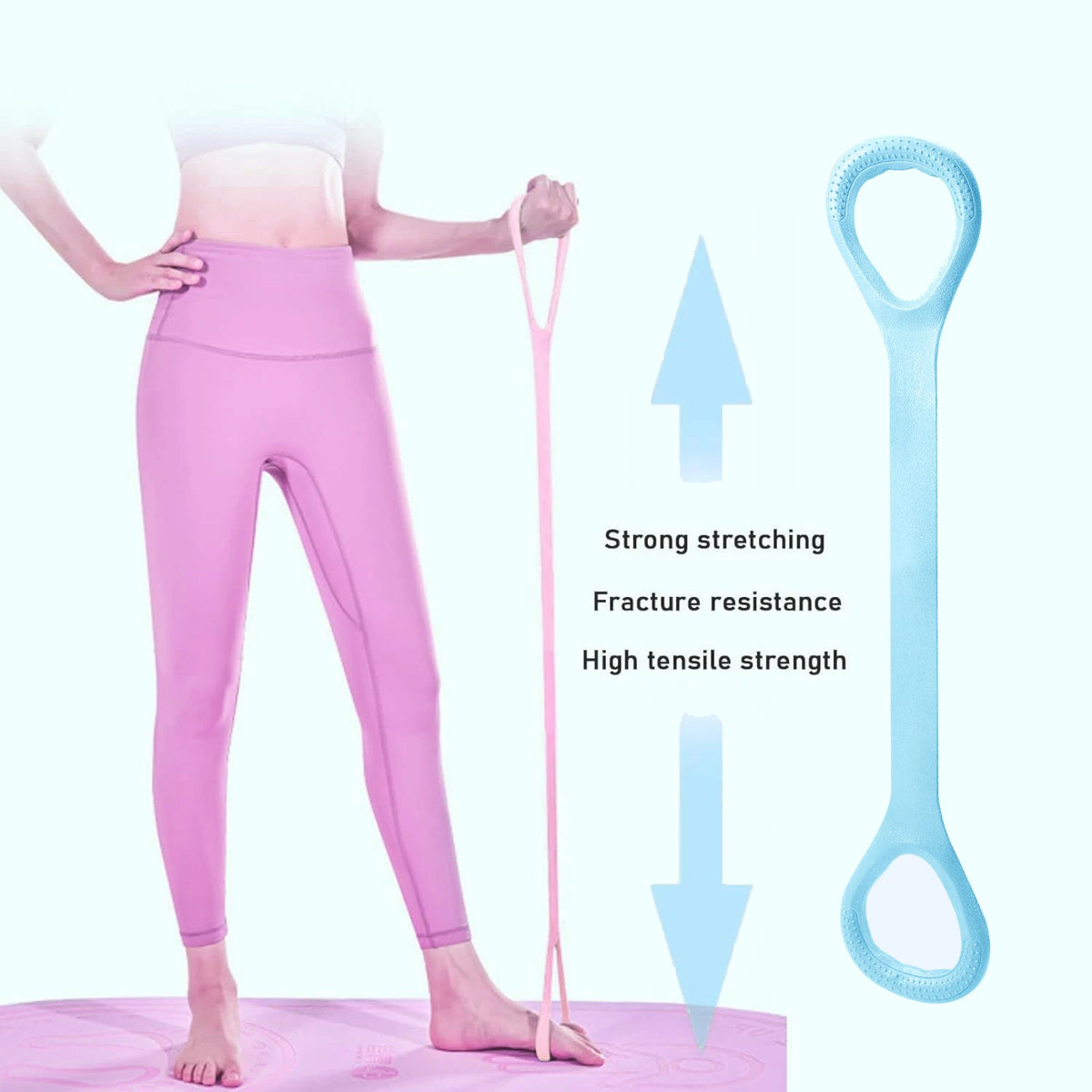 Élastique en 8 – Développeur Pectoral & Dos | Résistance Naturelle