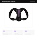 STAWIN Correcteur de Posture Réglable – Soutien Dos, Épaules et Nuque, Sport et Usage Quotidien