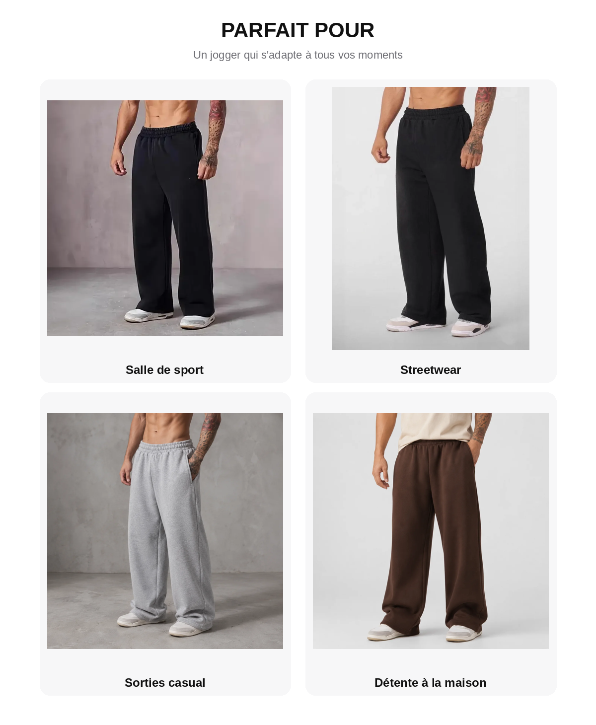 Pantalon Jogger Y2K Homme – Coupe Droite Ample | Style Hip-Hop Retro Streetwear