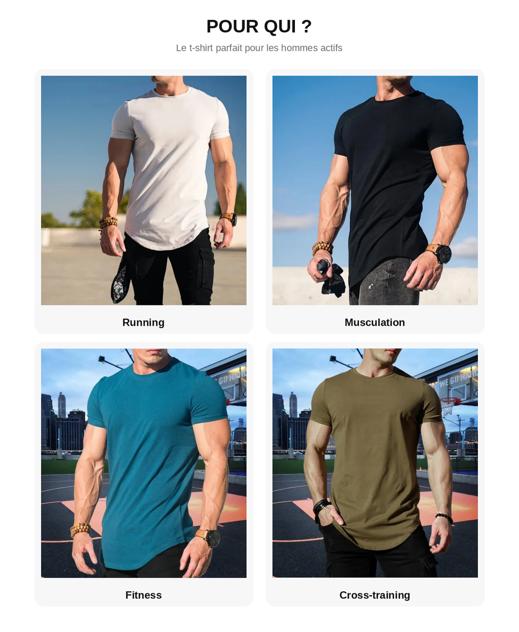 T-Shirt Sport Homme Compression – Séchage Rapide, Gym & Running